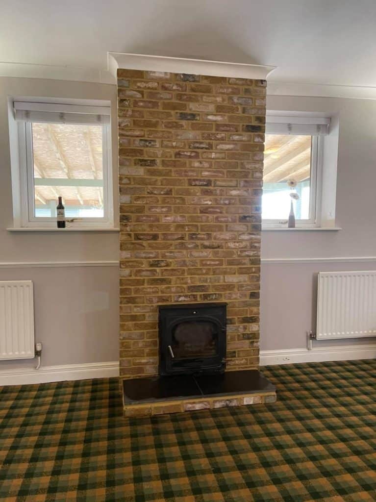 Brick Slip Fireplace