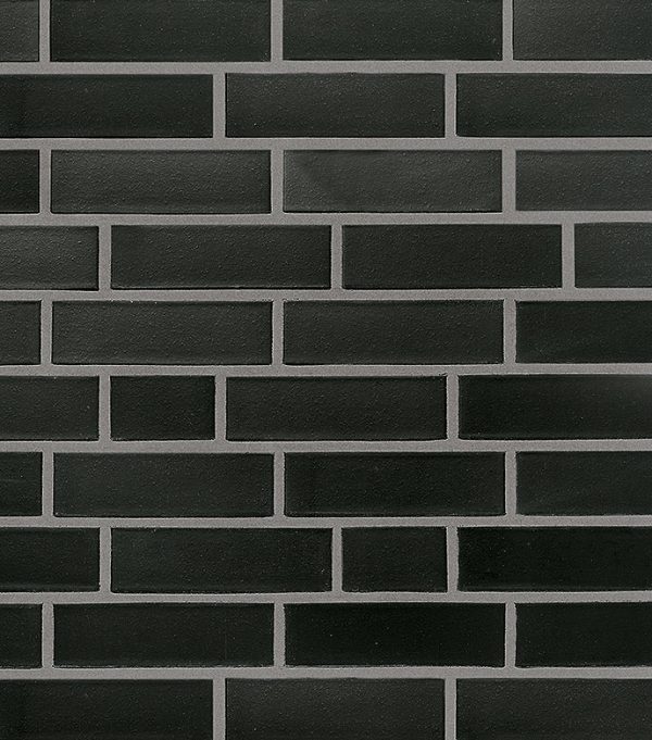 dark black brick slips