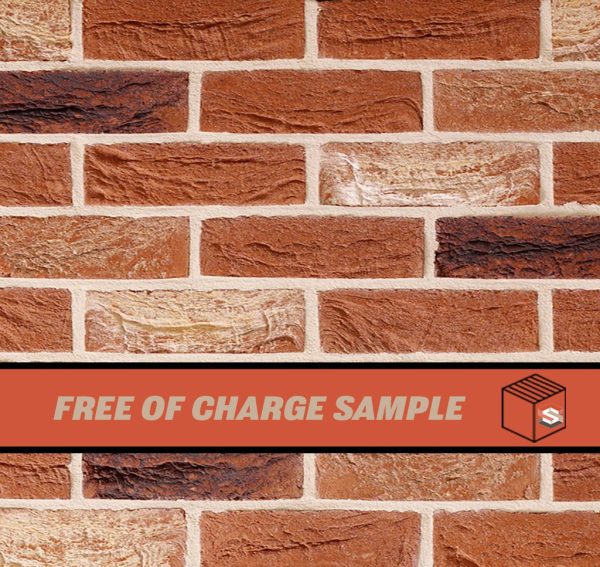 Farmhouse Red Brick Slips, Brick Cladding
