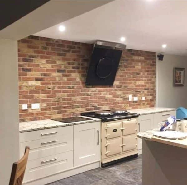 Birkdale Blend Residential Brick Slip Kitchen