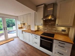kitchen splashback brick tiles