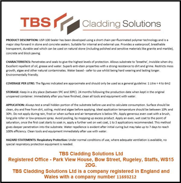 Brick Slip Tile Sealer Description