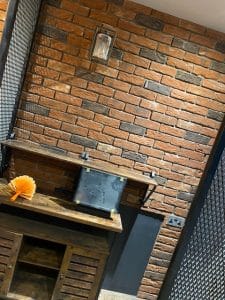 Tradtional Red Blend Feature Wall - Brick tiles