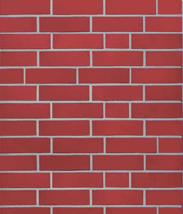 plain red smooth brick slip
