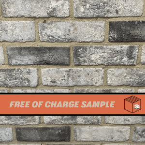Iced Grey Sample Panel Brick Slips
