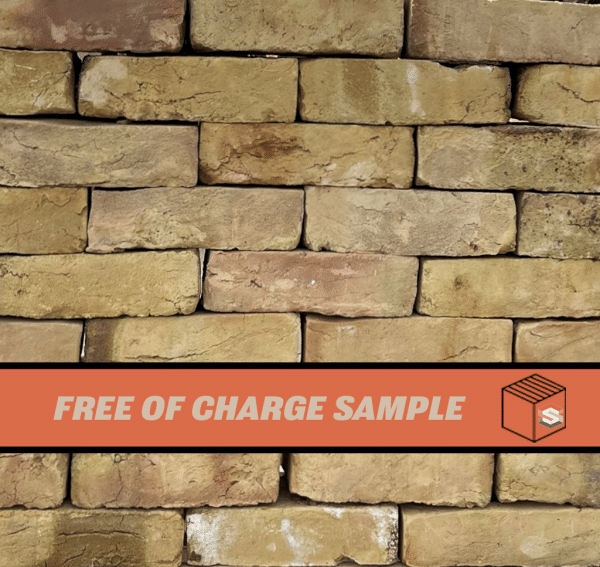 London Reclaimed Stock Brick Slips Sample