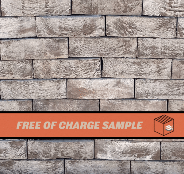 Lunar Blend Sample Panel brick Slips